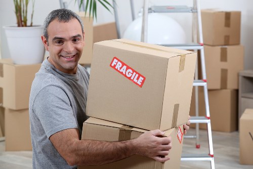Removal van ready for a local house move in Uxbridge