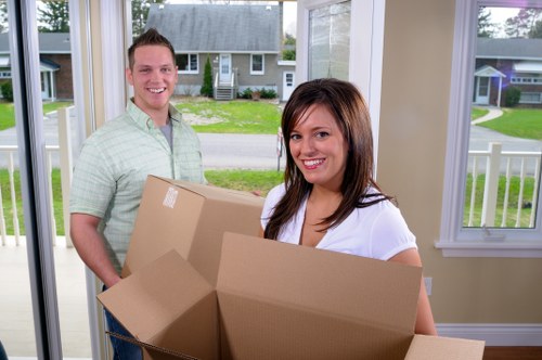 Uxbridge Movers team reviewing modern slavery compliance documents