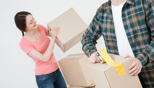 Local office relocation team handling business move logistics