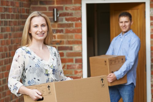 Uxbridge Movers team preparing a careful residential move