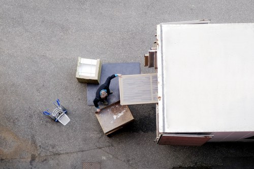 Local removals team handling bulky items with care in Uxbridge