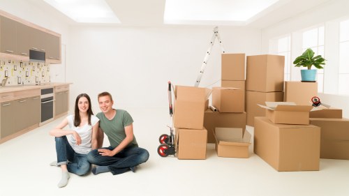 Preparing items for a man with van collection in Uxbridge