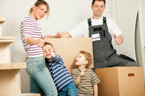 Prepared moving truck for Uxbridge relocation service